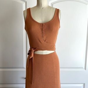 Revolve Lovers and Friends Malone Dress Nude